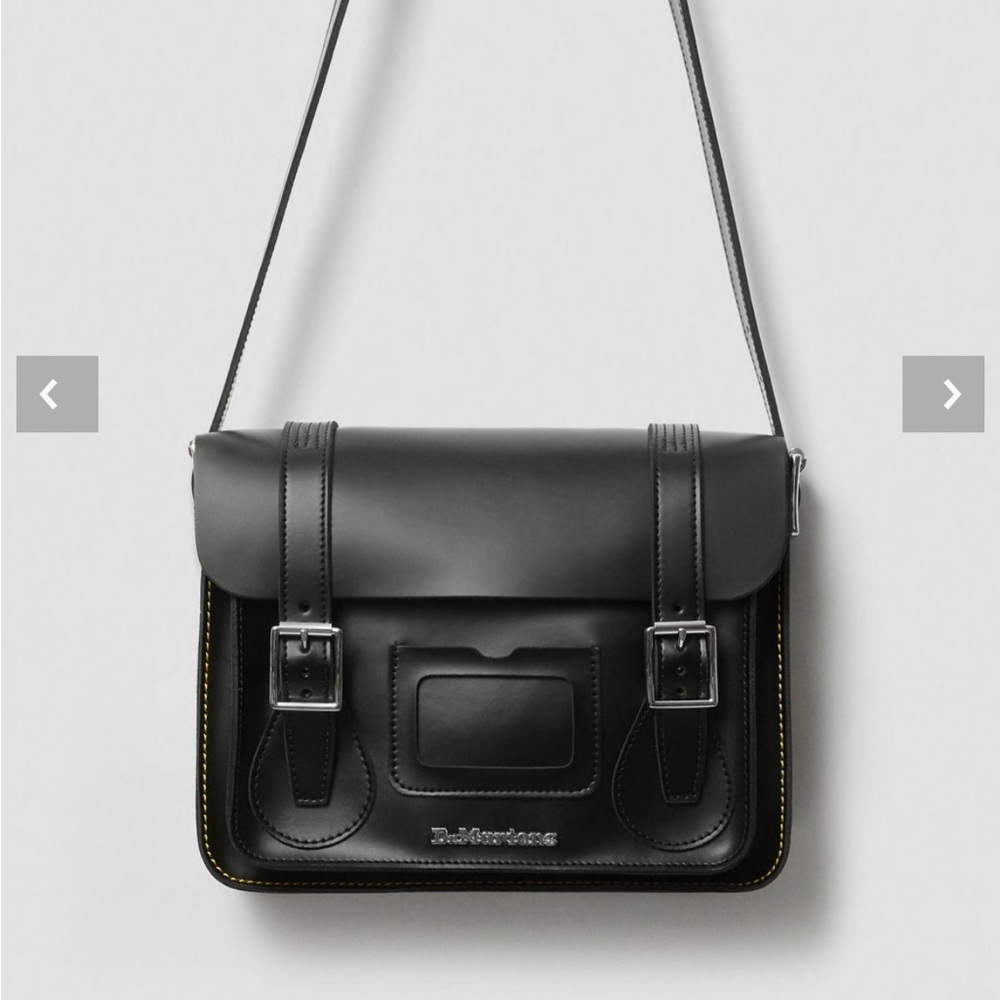 11in Leather Messenger Bag